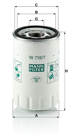 Mann-Filter W 719/7 Oil Filter