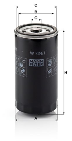 Mann-Filter W 724/1 Oil Filter