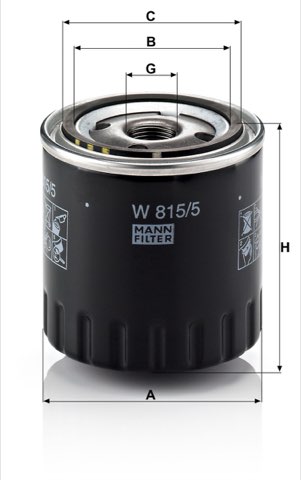 Mann-Filter W 815/5 Oil Filter