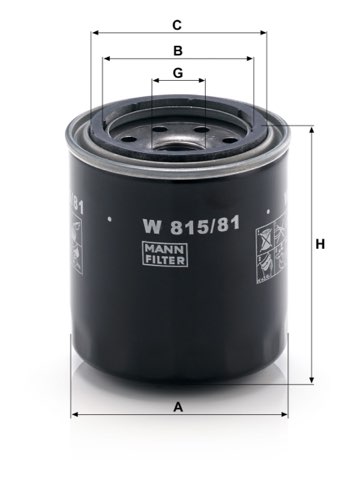 Mann-Filter W 815/81 Oil Filter