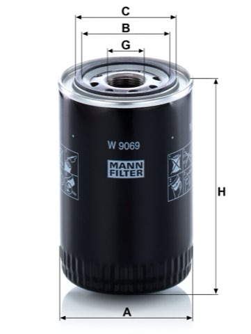 Mann-Filter W 9069 Oil Filter