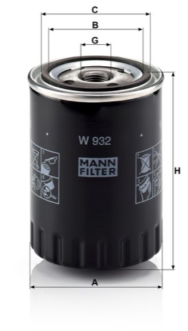 Mann-Filter W 932 Oil Filter