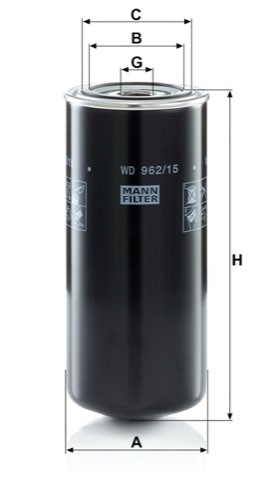 Mann-Filter WD 962/15 Oil Filter