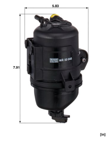 Mann-Filter WK 10 048 Fuel Filter