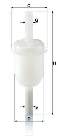 Mann-Filter WK 31/4 Fuel Filter, photo 2