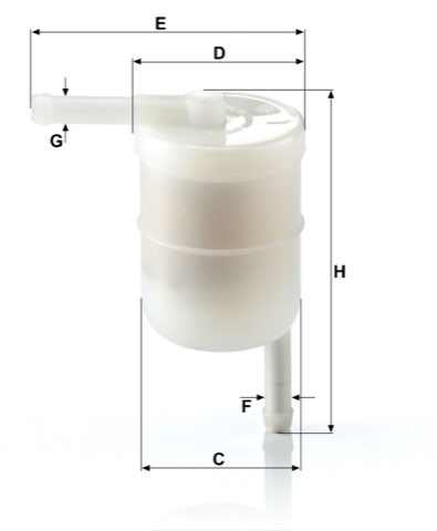 Mann-Filter WK 42/12 Fuel Filter