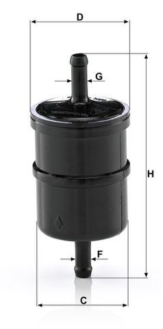 Mann-Filter WK 42/4 Fuel Filter, photo 2