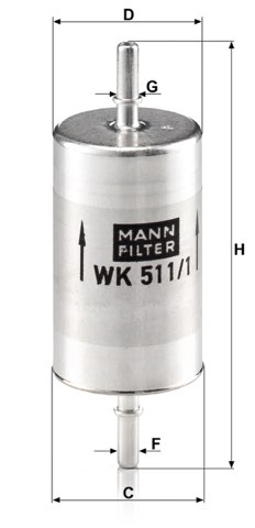 Mann-Filter WK 511/1 Fuel Filter
