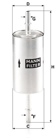 Mann-Filter WK 512/1 Fuel Filter