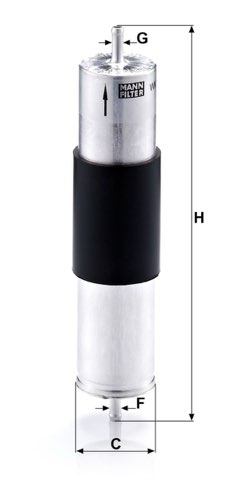 Mann-Filter WK 521/3 Fuel Filter