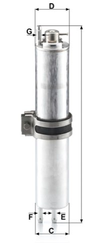 Mann-Filter WK 532/2 Fuel Filter