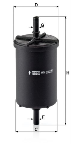 Mann-Filter WK 6002 Fuel Filter