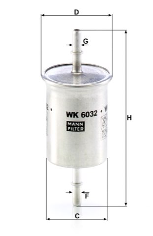 Mann-Filter WK 6032 Fuel Filter