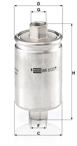 Mann-Filter WK 612/2 Fuel Filter