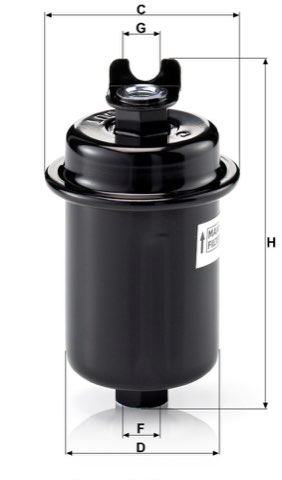 Mann-Filter WK 612/4 Fuel Filter, photo 2