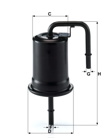 Mann-Filter WK 614/45 Fuel Filter