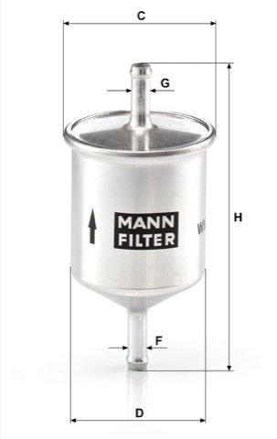 Mann-Filter WK 66 Fuel Filter
