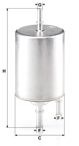 Mann-Filter WK 720/4 Fuel Filter