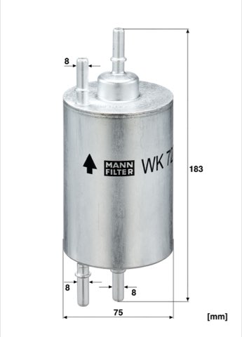 Mann-Filter WK 720/6 Fuel Filter, photo 2