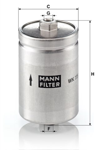 Mann-Filter WK 725 Fuel Filter