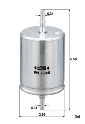 Mann-Filter WK 730/5 Fuel Filter