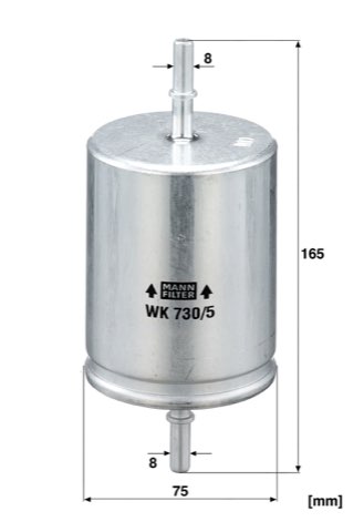 Mann-Filter WK 730/5 Fuel Filter, photo 2