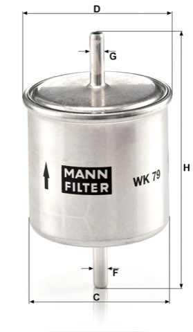 Mann-Filter WK 79 Fuel Filter
