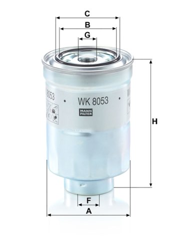 Mann-Filter WK 8053 z Fuel Filter
