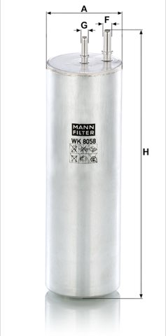 Mann-Filter WK 8058 Fuel Filter