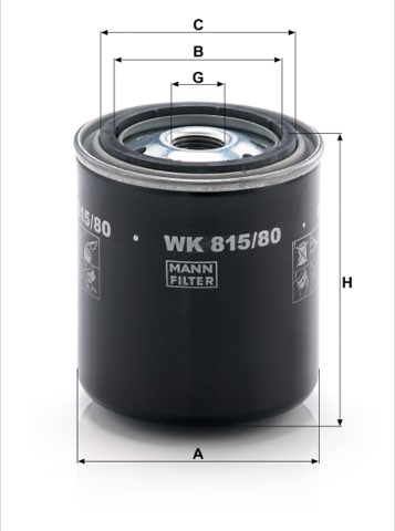 Mann-Filter WK 815/80 Fuel Filter