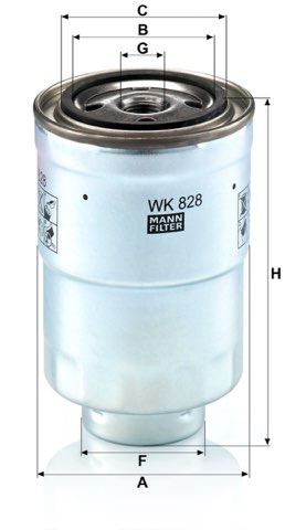 Mann-Filter WK 828 x Fuel Filter