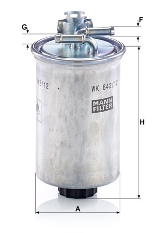 Mann-Filter WK 842/12 x Fuel Filter