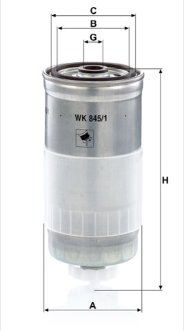 Mann-Filter WK 845/1 Fuel Filter