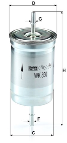 Mann-Filter WK 850 Fuel Filter