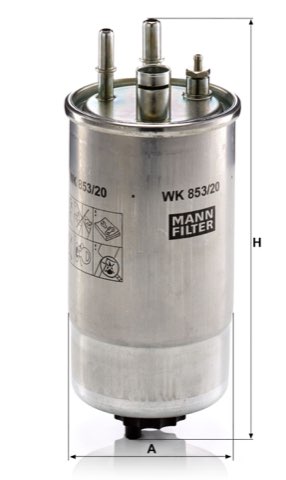 Mann-Filter WK 853/20 Fuel Filter