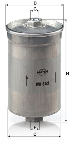 Mann-Filter WK 853 Fuel Filter