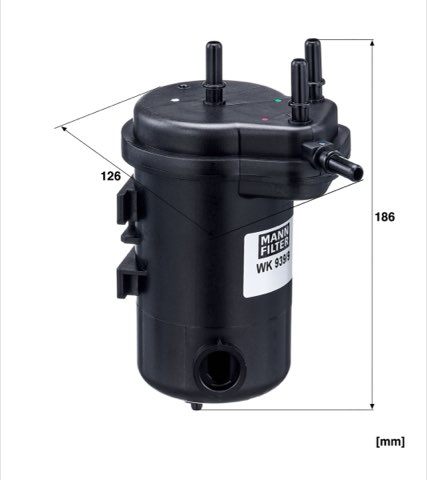 Mann-Filter WK 939/9 x Fuel Filter