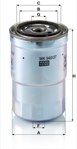 Mann-Filter WK 940/37 x Fuel Filter