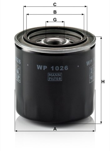 Mann-Filter WP 1026 Oil Filter