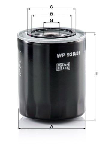 Mann-Filter WP 928/81 Oil Filter