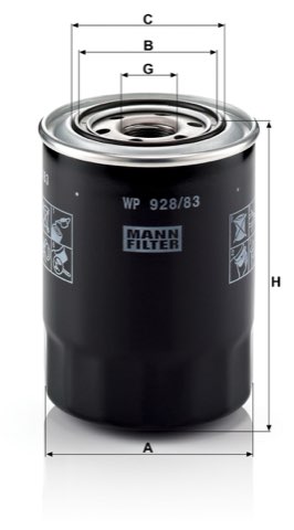 Mann-Filter WP 928/83 Oil Filter