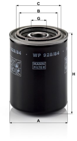 Mann-Filter WP 928/84 Oil Filter